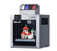 QIDIxJOYBUY Max4 Combo 3D Printer, 390×390×340mm Large Build Volume, 65℃ Heated Chamber FDM 3D Printers, Max 800mm/s High Speed, Supports Up to 16-Colors/Multi Materials with QIDI Box, Auto Bed Leveli