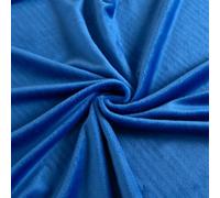 Qidkeo Minky Fabric by The Yard for Pillows, Toys, Garments, Baby Products, and Blankets 60" Wide(Blue,3Yard)