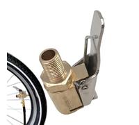 Qidures Air Chuck Inflator, 8mm Clamp Connector For Car Auto Tyre, Brass Tire Air Chucks, Car Tire Connector, Adapter Pump Valve Clip ForTire Inflator Pressure Gauge AirPump Compressor Accessories
