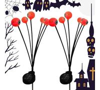 Qidures Eyeball Garden Lights Festive Scary Swaying Solar Waterproof LED