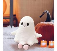 Qidures Halloween Ghost Plush Toy - 30cm Cute White Ghost Stuffed Pillow, Spooky Halloween GhostPlushes Doll, Spooky GhostsSoft Cushion, SpookySoft Cushion For Bed Sofa HalloweenDecorations