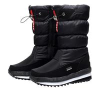 Qidures Womens Winter Snow Boots Winter Waterproof | Outdoor Booties Anti-Slip Outsole Traction Comfortable Plush Lining for Women, Mom, Grandmother, Girls, Wife, Girlfriend