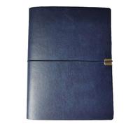 Qiebenav Handmade Recipe Book Diary Notebook Retro Style Pocket Notebook Smooth Writing Premium Thickened Page No Ink Bleeding A5/a6 Notepad Office Supplies Blue A6
