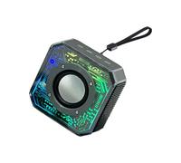 Qiebenav Stereo Speaker Pocket-sized Sure Here's A Product Title for An Listing 1 Set Wireless Portable Bluetooth-compatible Hi-fi Sound Music Player Home Black