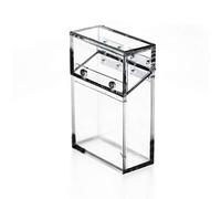 Qiekenao Acrylic Transparent Box,Transparent Cigarette Case Thickened Portable Packaging Cigarette Case