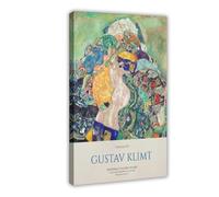 QIENAZIO Gustav Klimt Cradle Canvas Art Wall Decor Posters Home Bar Restaurant Garage Cafe Logo Gifts 20x30inch(50x75cm)