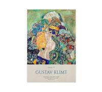 QIENAZIO Gustav Klimt Cradle Canvas Modern Poster Wall Art Decor Prints Paintings Living Room Bedroom Decor 16x24inch(40x60cm)