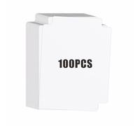 qieoyk Trading Card Dividers 100 Pieces White Card Dividers with Tabs Plastic Cards Separators for Games and Sports Card Box Divider 2.7 x 3.8 Inches, 10.5×35.5×1.7cm, LU001