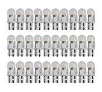 QIESCOL 30PCS Car 194 LED Bulbs, T10 W5W 6000K Wedge Auto License Plate Light Bulb, Universal 12V Vehicle Interior COB Led Light Replacement for Dashboard/Dome/Map/Door/Courtesy Bulbs (Yellow)