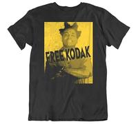 QIESHEOK Free Kodak Black Rapper Hip Hop Music Fan T Shirt S
