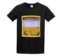 QIESHEOK Hawkwind Unisex 100% Cotton Short-Sleeve T-Shirts Black M