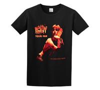 QIESHEOK Iggy Pop Psychophonic Medicine The Unreleased Tracks Unisex 100% Cotton Short-Sleeve T-Shirts Black M