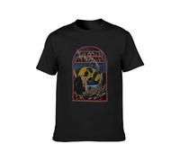 QIESHEOK Ryan Adams Unisex 100% Cotton Short-Sleeve T-Shirts Black XXXL