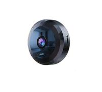 QIESIWEI Mini WiFi Security Camera, 1080P HD, Wireless Indoor Surveillance with Night Vision, Motion Detection, Mobile App Control, Black (1, Camera and 128GB)