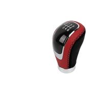 QIFANB 5 Or 6 Speed Gear Stick Shift Shifter Knob Manual Transmission Car Interior Replacement Accessories Gear Shift Knob(Red-B)