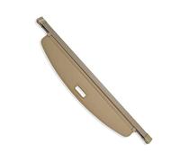 QIFANB Car Parcel Shelf Rear Trunk Cargo Cover For Jeep For Grand For Cherokee WK 2005-2010 Shield Shade Curtain Partition Board Privacy Security Retractable Cargo Cover(Beige)