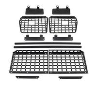 QIFANB Car Parcel Shelf Rear Trunk Shelf Storage Modular Panels Organizers Outdoor Table For Land For Rover For Discovery 3 LR3 For Discovery 4 LR4 2004-2016 Retractable Cargo Cover(Side panel shelf)