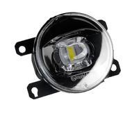 QIFANB Fog Lamps 2 Pieces LED Lens Fog Light 30W 8000LM Adjustable Car Front Bumper Lamp Assembly H11 For Dacia For Duster 2010 2011 2012-2020(White)