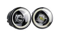 QIFANB Fog Lamps 2 X LED Lens Fog Light 30W H11 Car Angel Eye Daytime Running Lamp DRL For Nissan For Juke (F15) 2010 2011 2012 2014(White*Red)