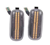 QIFANB For A3 S3 8P For A4 B6/8/7 S4 For RS4 4F For A6 For C6 S6 For C5 C7 LED Flashing Side Marker Lamp Car Tuning Light Dynamic Sequential Side Mirror Turn Signal Lights(Dynamic Crystal 2)