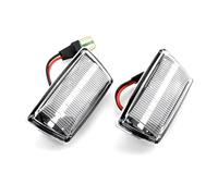 QIFANB LED Dynamic Turn Signal Light Side Marker For Opel For Astra H For MK5 For Zafira For MK4 For Meriva For Adam Dynamic Sequential Side Mirror Turn Signal Lights(Crystal white)