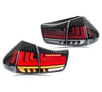 QIFANB LED Tail Lights Clear Rear Lamps Sequential Signal Start-up Animation Assembly For Lexus RX350 RX330 2nd Gen 2004-2009 Rear Light