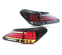 QIFANB LED Tail Lights Clear Rear Lamps Sequential Turn Signal Start-up Animation Assembly For Lexus RX350 RX450h RX 2010-2015 Rear Light