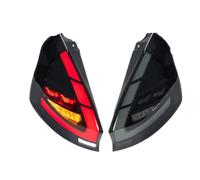 QIFANB LED Tail Lights Sequential Turn Signal Start-up Animation Grey Rear Lamps Assembly For Fiesta 2008-2017 MK VI Rear Light