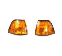 QIFANB Rear Tail Light 1 Pair Car Left &Right Corner Turn Signal Lamp Lights With Lens For 3 Series E36 4 DOOR 1992-1998 63138353279(Yellow)