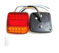 QIFANB Rear Tail Light 26LED Submersible Trailer Lights Stop Tail Turn Signal License Number Plate For Truck RV Lighting Upgrade