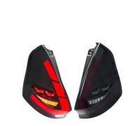 QIFANB Rear Tail Light LED Tail Lights For Fiesta MK7 .5 VI Hatchback 2008-2017 Sequential Turn Signal Brake Black Rear Lamps Assembly