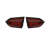 QIFANB Tail Rear Lights For Chery For Tiggo 8 Pro Plus 2021 2022 Rear Bumper Inside LED Tail Lamp Turn Signal Light Stop Brake Assembly(Red Inner 1 Pair)