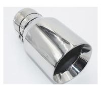 QIFHFBA Muffler Tail Pipe Universal Exhaust Muffler Tip Stainless Steel Pipe Chrome Trim Modified Car Tail Throat Liner Pipe Exhaust Tail Muffler Tip Pipe(70mm In -89mm Out)