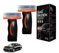 Qifor Glass Cleaner, Car Oil Film Cleaner, Glass Guard, Glass Cleaning Board for Cars Windshield, Automotive Oil Film Cleaning Brush, Removes Stubborn Oils Residue, Road Grime and Water Spots (2)