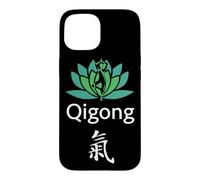 Qigong Beginners/Qigong Students/Lotus Calligraphy Case for iPhone 15
