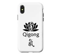 Qigong Beginners/Qigong Students/Lotus Calligraphy Case for iPhone X/XS