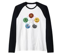 Qigong Elements Qi Gong Raglan Baseball Tee