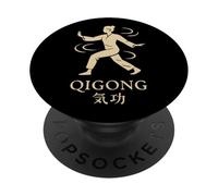 QiGong Qi Kung Energy Flow Mindful Movement Graphic PopSockets Adhesive PopGrip