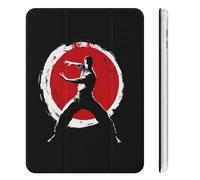 Qigong Wushu Teacher Tai Chi Pose Cute Tablet Case with Pencil Holder Unisex Slim Hard Protective Cover Compatible with iPad Mini 4/5/6