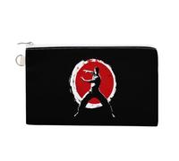 Qigong Wushu Teacher Tai Chi Pose Cute Zero Wallet for Women Men Lightweight Coin Pouch with Zippered