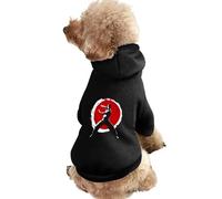 Qigong Wushu Teacher Tai Chi Pose Printed Dog Hoodie Breathable Soft Cat Sweatshirt for Small Medium Large M