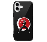 Qigong Wushu Teacher Tai Chi Pose Printed Phone Case Unisex Cute Trendy Glass Cellphone Protective Cover Compatible with iPhone 16/16 Pro/16 Pro Max/16 Plus/16 E