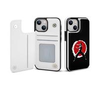 Qigong Wushu Teacher Tai Chi Pose Printed Wallet Phone Case Unisex Trendy Cellphone Protective Cover Compatible with iPhone 13/1 3 Pro/13 Pro Max/13 Mini