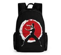 Qigong Wushu Teacher Tai Chi Pose Trendy Printed Travel Backpack with Pocket Funny 16 Inch Shoulder Daypack for Work Hiking Camping