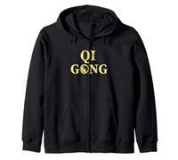 Qigong Yin And Yang | Chinese Exercises Meditation Zip Hoodie