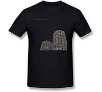 QIGUAN Men's Wilco Yankee Hotel Foxtrot T-Shirt Black Size X-Large