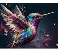 Qihensail 5D Bird Diamond Painting Kit for Adults,Diamond Art Kits for Beginner,Gem Art,Crystal Art Kits Full Round Drill for Home Wall Decor Gifts for Women, Men (Bird)