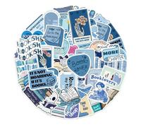 QIHUAN 100 Reading Stickers, Creative Cartoon Graffiti Stickers, Diy Computer Notebook Decorative Stickers, Fun Scrapbook Stickers, Aesthetic Stickers.