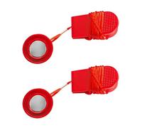 QIHUAN 2 Pieces Of Red Treadmill Safety Lock Key, Magnetic Emergency Stop Switch Key, Universal Treadmill Start Key, Treadmill Safety Accessories.