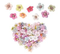 QIHUAN 200 Mini Simulated Flowers, Creative Artificial Daisy Flower Heads, Shooting Props Ornaments, Handmade Plants, Diy Wedding Arrangement Scene Decoration.